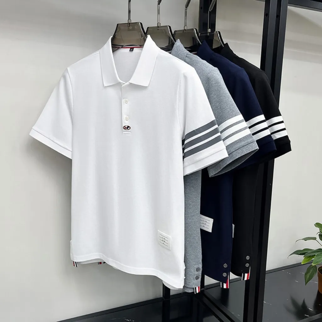 🌹 🌹 P145 26 Quality POLO ， ，100% Breathable ， LOGO， ⚡️ T ⚡️ ， ！Sizes：M-4XL（ 210 、 。